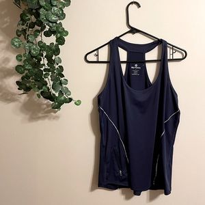 Women’s navy athletic tank top